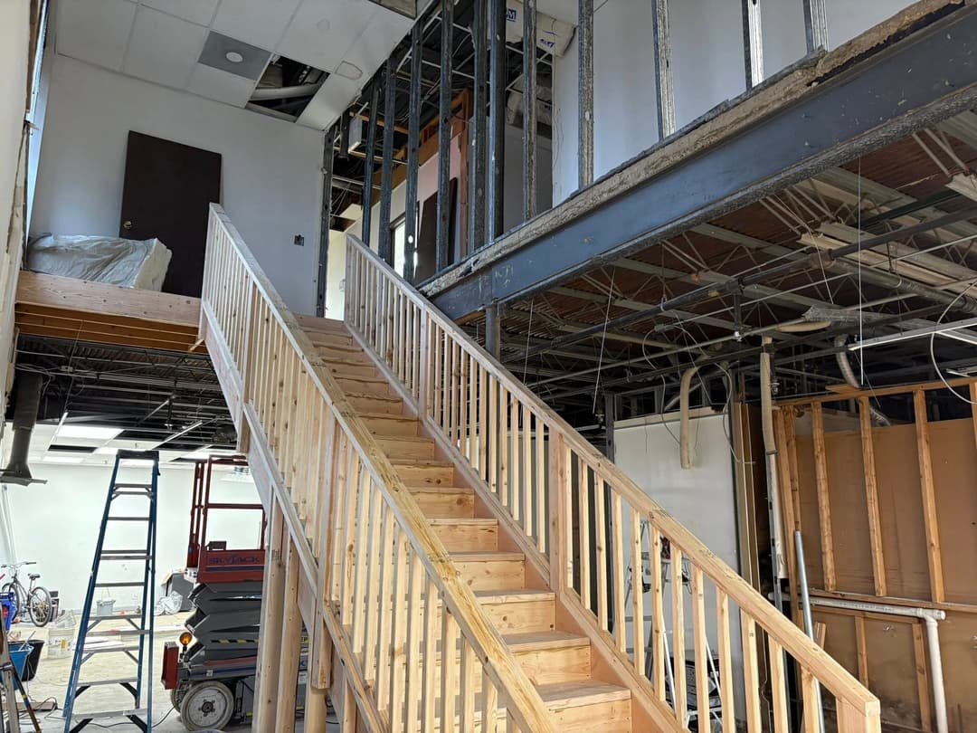 Licensed commercial remodeling contractor working on Chicago renovation project.